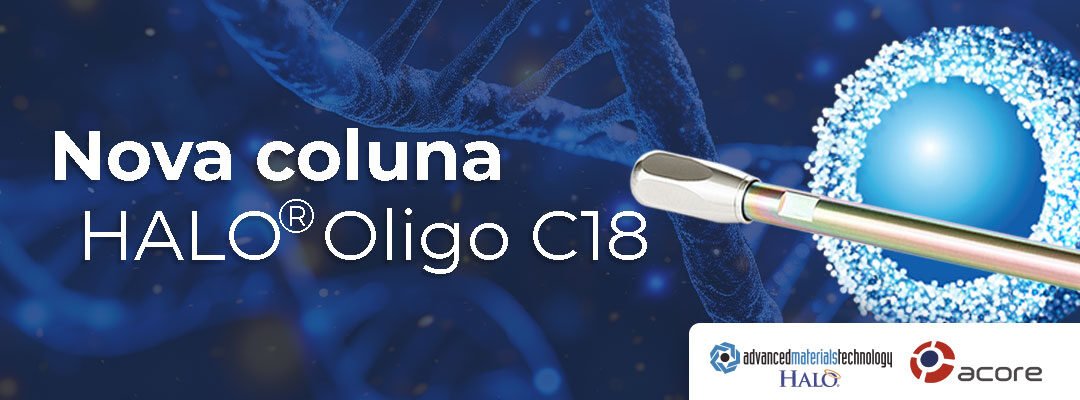 Nova coluna HALO Oligo C18