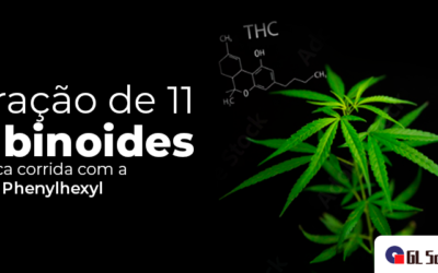 Separação de 11 canabinoides em uma única corrida com a InertSustain Phenylhexyl