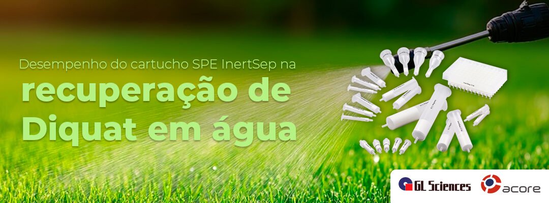 Desempenho do cartucho SPE InertSep na recuperação de Diquat em água